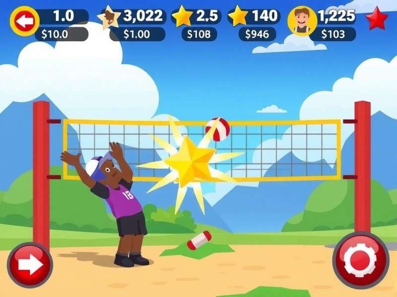 Bolly Volley Stars Gameplay Screenshot